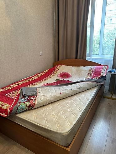 Эки кишилик керебет, Матрасы бар, узуну - 200 см