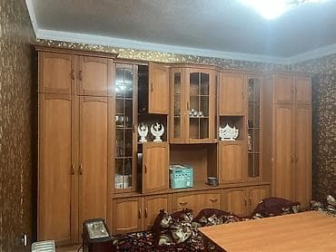 гардеробные шкафы: Стенка-шкаф, Тип стенки-шкафа: Советская, Для зала, Б/у, Особенности: С отделением под телевизор — 2