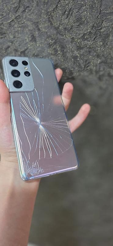 phone 6: Samsung Galaxy S21 Ultra, Б/у, 256 ГБ, цвет - Серебристый — 3