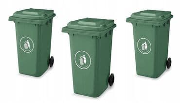 мусорный контейнер: ️♻️Контейнер для мусора с крышкой и колесиками! Изготовлен из — 1