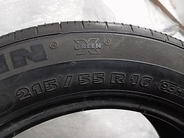 5100 r15: Шины 215 / 55 / R 16, Лето, Б/у, Пара, Легковые, Michelin — 2