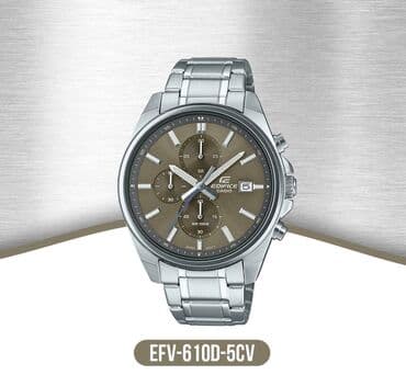 часы новые почти: Edifice EFV-610D Функции : дата, секундомер, подсветка стрелок; — 1