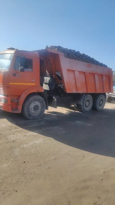 бетономешалка запчасть: Самосвал КАМАЗ 6520 (6x4), оранжевый. Характеристики и возможности: - — 1