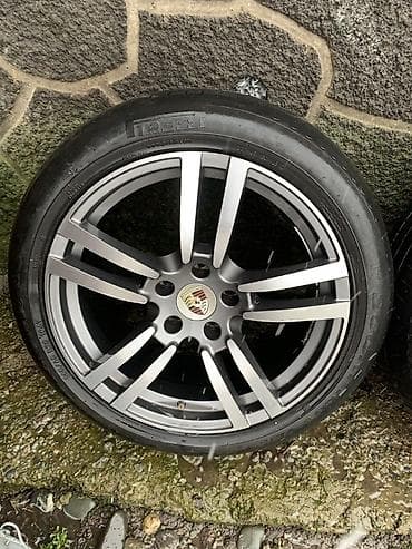 Шины и диски: Комплект из 4 колес Porsche: оригинальные легкосплавные диски с шинами — 4