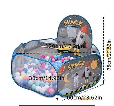 Балдар дүйнөсү: Игровой бассейн с шариками “Space Rocket Pool” (тематический — 2