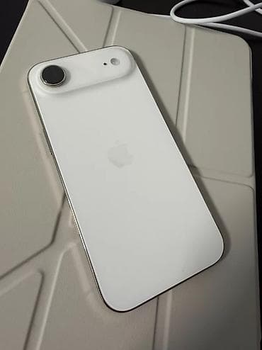 aplle 7: IPhone Air, Б/у, 256 ГБ, Белый, Чехол, Кабель, Коробка, 100 % — 2