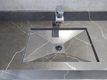 Чатырдын үстүн жабууга арналган материалдар: Раковины-столешницы из керамогранита на заказ) Любой размер можно — 7