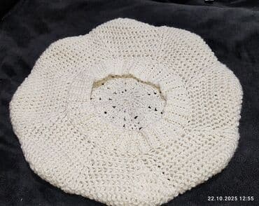 шапка с ушками которые поднимаются купить: Шапка, Беретка, Хлопок, Осень-весна, Вязаная модель — 8