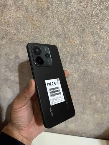 планшет таб а: Redmi, Redmi Note 14, Б/у, 256 ГБ, цвет - Черный, 2 SIM — 1