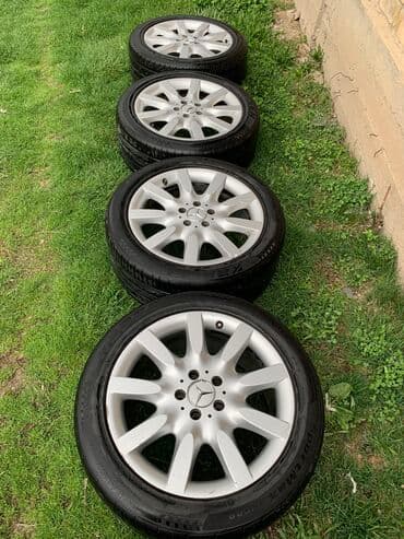 зимние шины на ниву 21214: Колеса в сборе 245 / 45 / R 18, Зима, Б/у, Комплект, Легковые, Литые, отверстий - 5 — 4