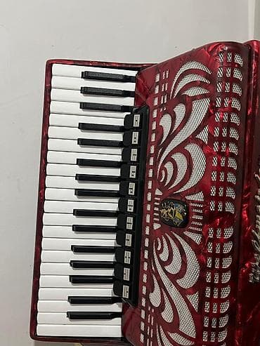 герман груша: Аккордеон Weltmeister Caprice, красный перламутровый корпус — 2