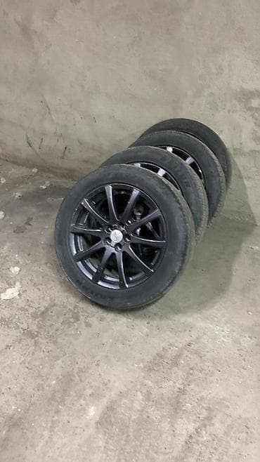 титан диски 14 р: Колеса в сборе 215 / 55 / R 17, Лето, Б/у, Комплект, Легковые, Литые, отверстий - 5 — 3