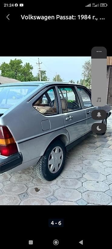 Volkswagen Passat: 1984 г., 1.6 л, Механика, Дизель, Лифтбек