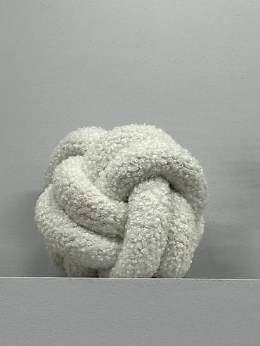 Текстиль: Декоративная подушка «узел» - Форма: объемный шар в виде — 2