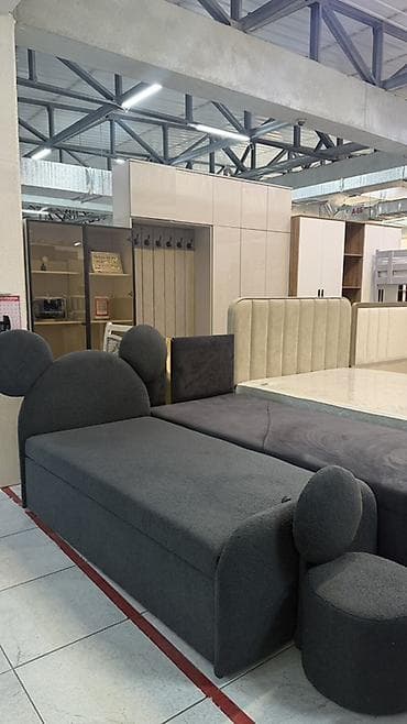 царга: Детская односпальная кровать с мягким изголовьем «ушки» - Дизайн — 2