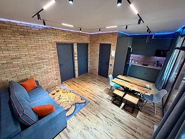 иссык куль жилье: 3 комнаты, 46 м², 2 этаж, Дизайнерский ремонт — 3