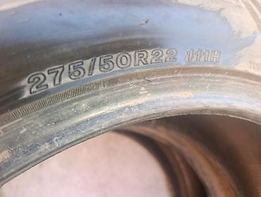 abs prius: Шины 275 / 50 / R 22, Лето, Б/у, Пара, Внедорожные (АТ/МТ), Япония, Bridgestone — 2