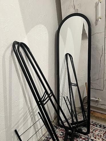 foldable table: Напольное зеркало в металлической раме - Форма: вытянутое с — 2