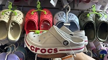 сколько стоит кроксы: Сабо, 36, 36.5, 37, Crocs, Новый, цвет - Розовый, Платная доставка — 4