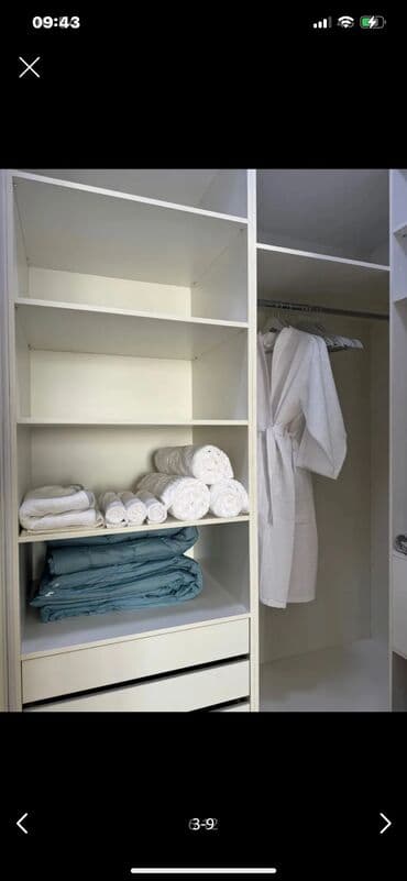 дом или квартира в бишкеке в аренду: 2 комнаты, Постельное белье, Кондиционер, Бронь — 6