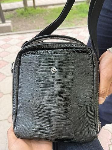 sling bag: Барсетка, Butun, Материал: Экокожа, Оригинал, Б/у — 1