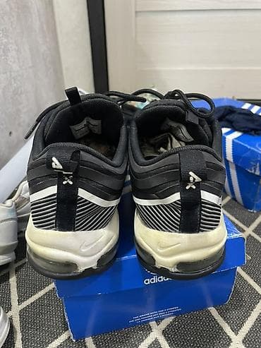 аир макс 97: Мужские кроссовки, 41.5, 42, Nike, Б/у, цвет - Черный — 4