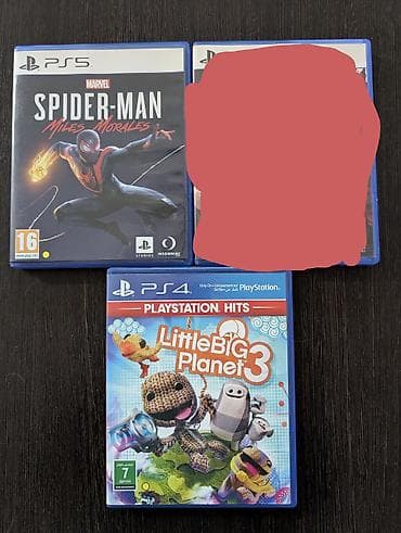 Продаю игры на ПС4 и ПС5. Состояние как новые. Spider Man - 1400