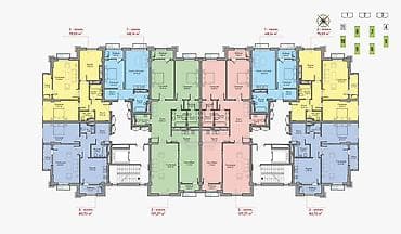 2026: 2 комнаты, 48 м², Элитка, 8 этаж, Готовая ПСО (под самоотделку) — 4