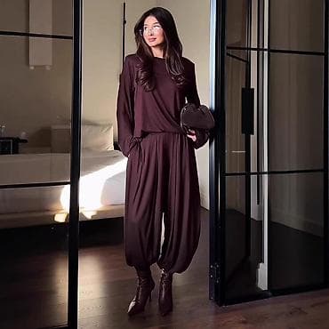 Джинсы: Брючный костюм, Китай, Осень-весна — 1