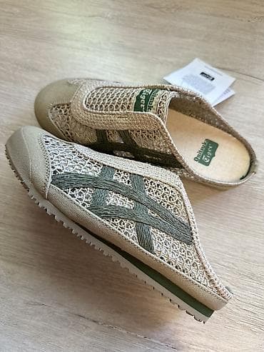 обуви: Onitsuka Tiger Mexico 66 Sabot Knit Sand/Olive Размер 35 - Тип — 5