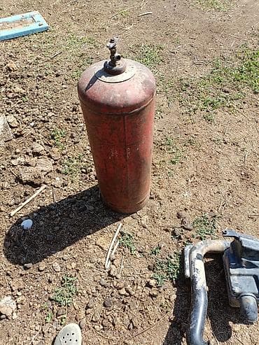 180 литров: Газовый баллон (вертикальный, красный) - Тип: стальной баллон для — 2