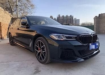 bmw g30 крыло: Юбка переднего бампера BMW, цвет - Черный — 5