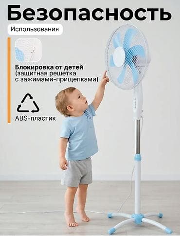 вентилятор дом: Вентилятор Напольный, Осевой — 3