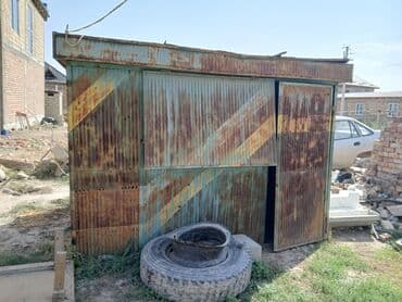 шкаф металлический для документов: Металлический хозблок/сарай из профнастила - Материал: гофрированный — 4