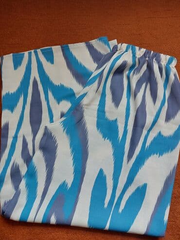 белая ночная сорочка: Домашняя одежда, Штаны, Штапель, Made in KG, Лето — 4