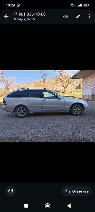mir muz: Mercedes-Benz C-Class: 2003 г., Автомат, Бензин, Универсал — 4