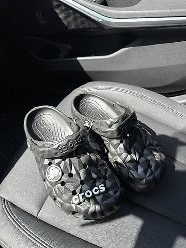 Женская обувь: Продаю крокс люкс копия Один в один Crocs Classic Clog Geo Texture — 4