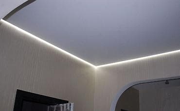 Натяжной потолок: Натяжной потолок Глянцевое, Матовое, 3D потолки Гарантия, Бесплатная консультация, Бесплатный замер — 1