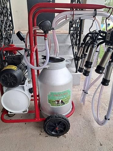 Үй жаныбарлары үчүн товарлар: Продается доильный аппарат За раз можно доить 2х коров Состояние — 3