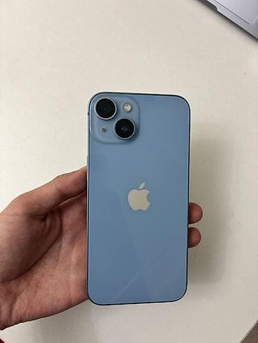 IPhone 14, Б/у, 128 ГБ, Голубой, Защитное стекло, Чехол, 97 % at lalafo.kg IPhone 14, Б/у, 128 ГБ, Голубой, Защитное стекло, Чехол, 97 %