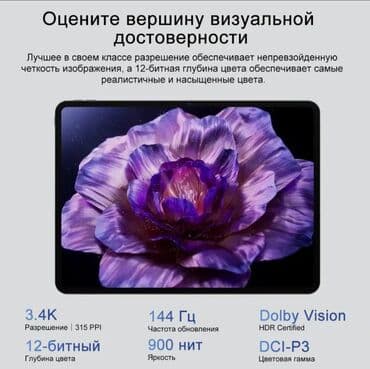 Аудиотехника: Планшет, iOTA, эс тутум 512 ГБ, 13" - 14", Wi-Fi, Жаңы, Классикалык түсү - Боз — 10