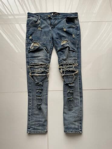 Джинсы, Скинни, США, Рваные, 2XS