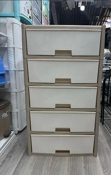 Комоды: Комод для одежды, Новый, Без зеркала, Пластик, Платная доставка — 4