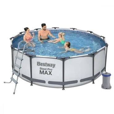 best way кооператив бишкек: Акция на большой каркасный бассейн размером 366х122 см от Bestway — 4