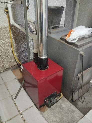 простой: Газовый напольный котёл с дымоходом — 1