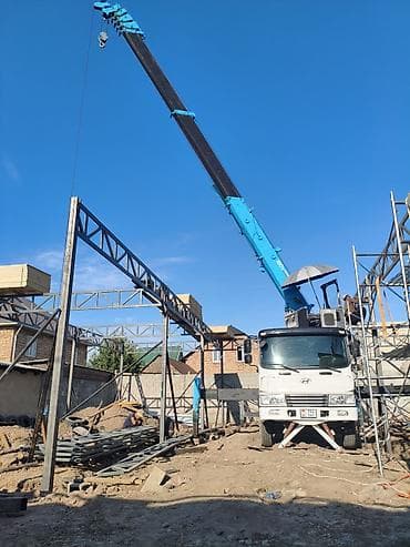 сокулук кран: Жаанын 23 м, 7 т., Борттун 9000 кг — 2