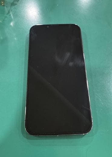 IPhone 13 Pro, Б/у, 256 ГБ, Графит, Зарядное устройство, Защитное стекло, Чехол, 100 %