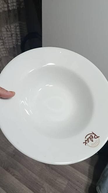 Кухонные принадлежности: Набор белой столовой посуды Relax - Материал: фарфор/керамика — 3