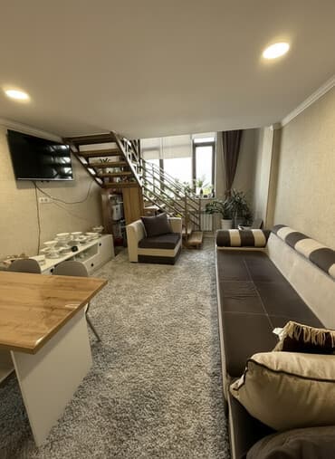 квартира студия бишкек снять: 2 комнаты, 56 м², Индивидуалка, 2 этаж, Евроремонт — 1