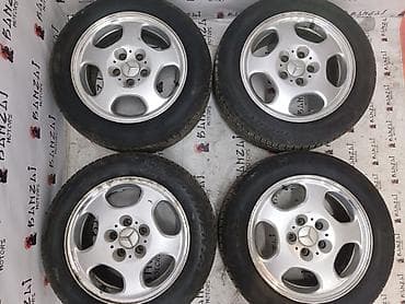 Колеса в сборе 215 / 55 / R 16, Б/у, Комплект, Легковые, Литые, отверстий - 5